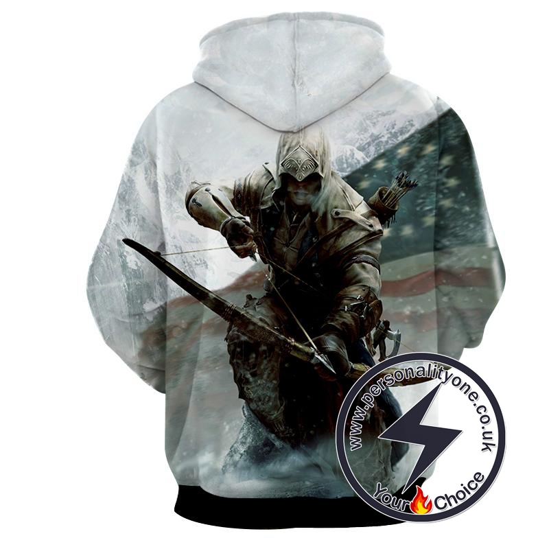 Assassin's Creed 3D - Connor - Assassin's Creed Hoodies